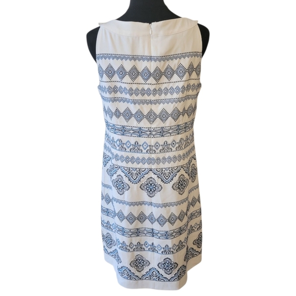 NWT WHBM White Heavily Embellished Sleeveless Dress Size 6 - Picture 5 of 8